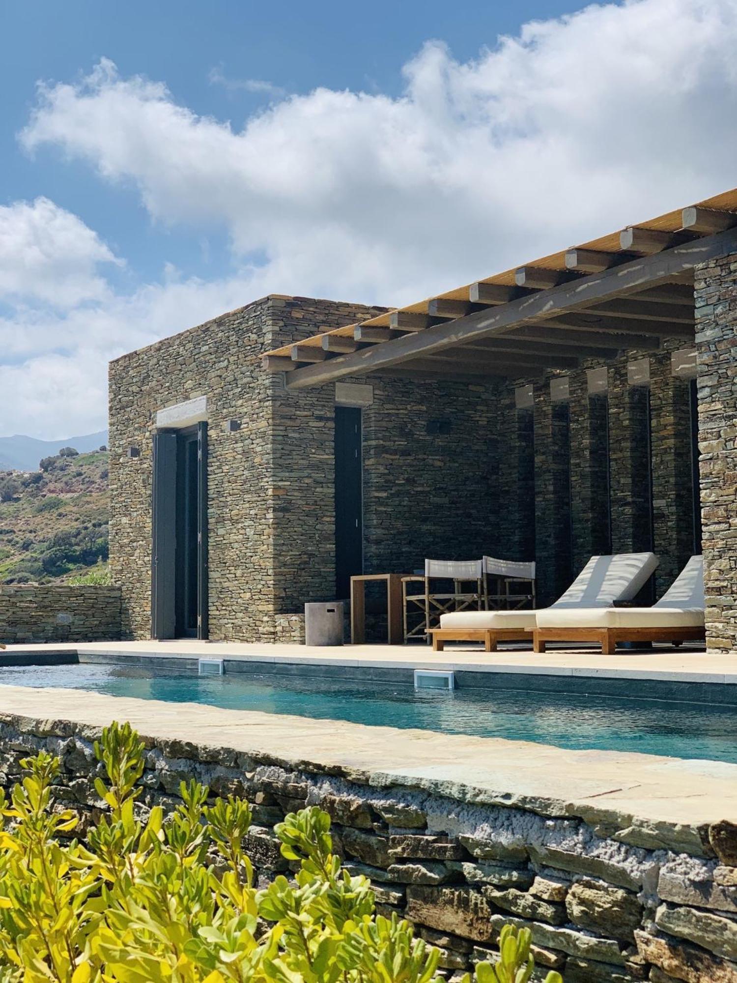 Onar Andros Guest House Achla Екстериор снимка