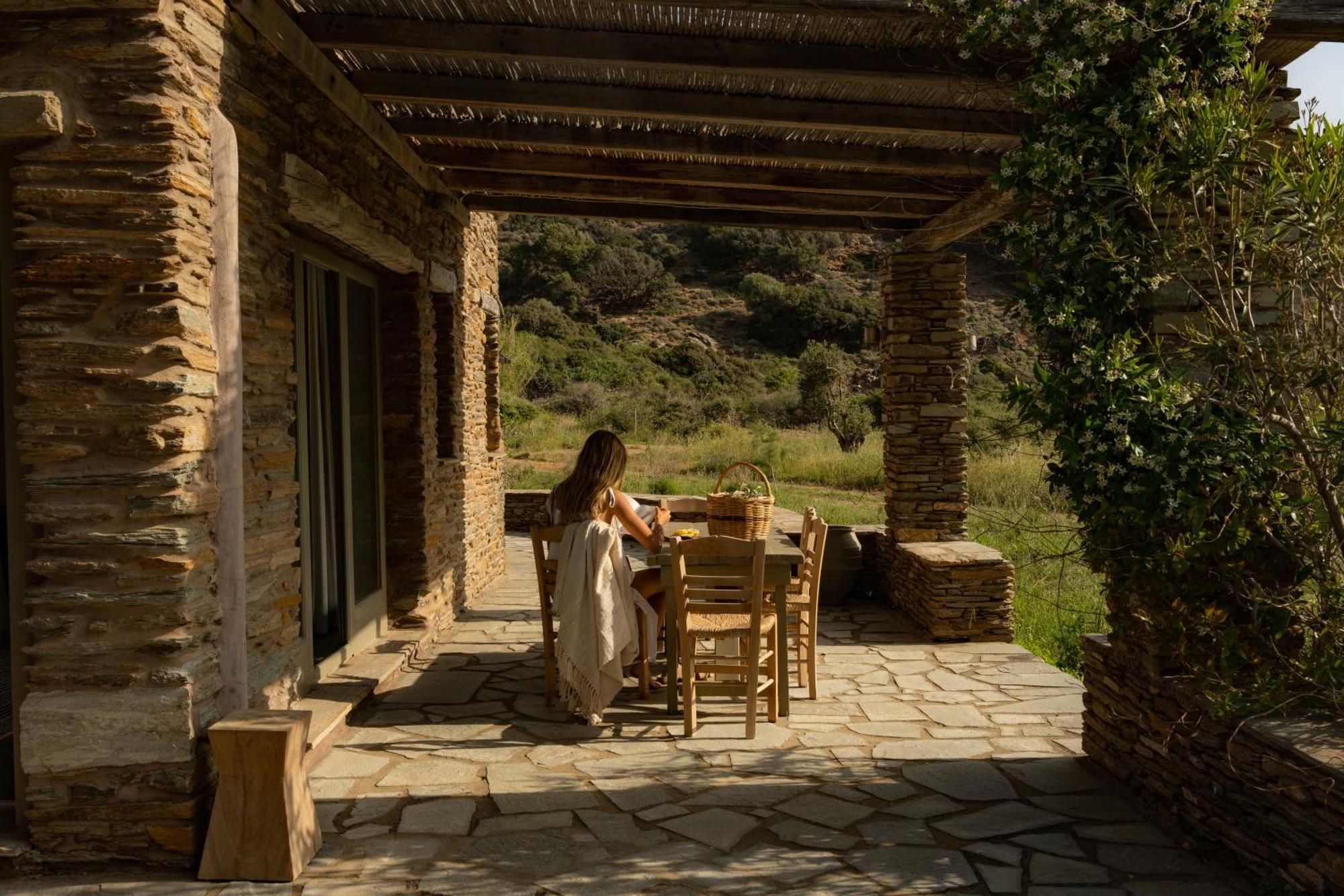 Onar Andros Guest House Achla Екстериор снимка
